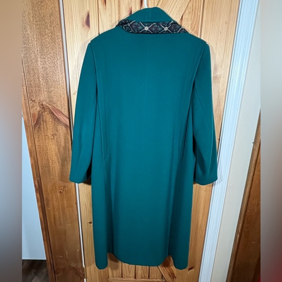 Vintage Forecaster of Boston Women’s Wool Blend Coat Green Size 14 - Picture 9 of 9
